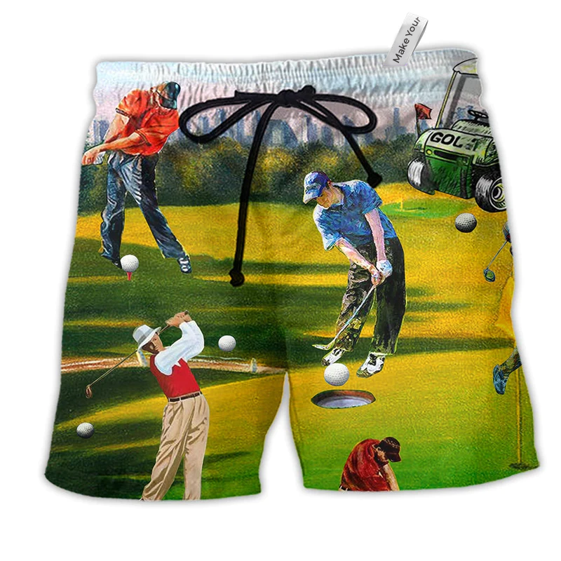 Beach Short / Adults / S Golf Love It Unique - Beach Short Reefox - Owls Matrix LTD