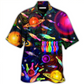 Hawaiian Shirt / Adults / S Bowling Neon Space Strike The Universe - Hawaiian Shirt - Reefox
