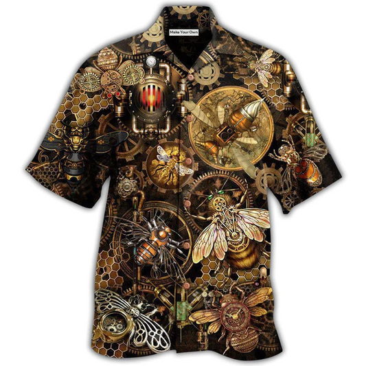 Hawaiian Shirt / Adults / S Bee Animals Bee Kind Bee You - Hawaiian Shirt - Reefox