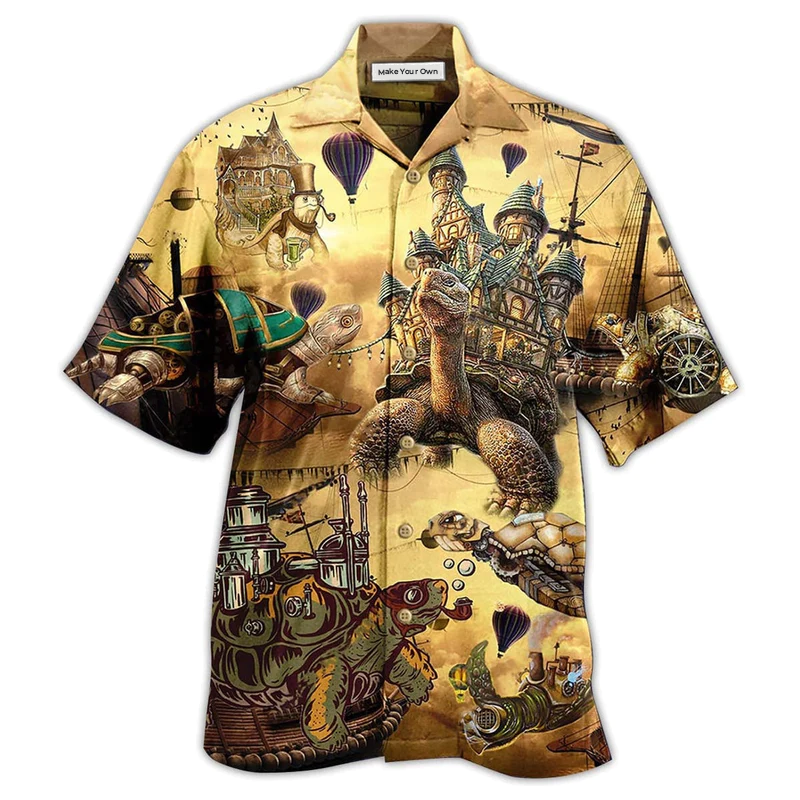 Hawaiian Shirt / Adults / S Turtle Vintage House - Hawaiian Shirt - Reefox