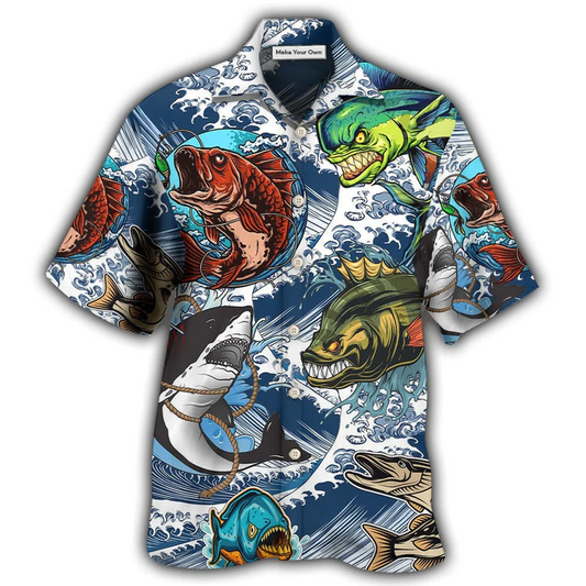 Hawaiian Shirt / Adults / S Fishing Is My Life - Hawaiian Shirt - Reefox