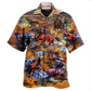 Hawaiian Shirt / Adults / S Horse Harness Racing Life Is Better At The Races - Hawaiian Shirt - Reefox