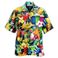 Hawaiian Shirt / Adults / S Cocktail And Flowers - Hawaiian Shirt - Reefox