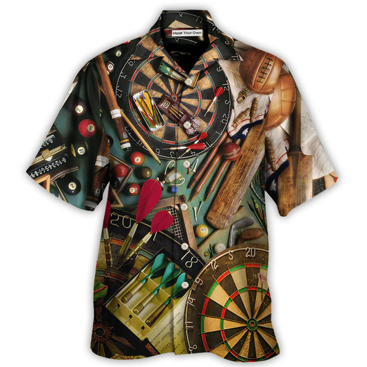 Hawaiian Shirt / Adults / S Dart World Okayest Dart Player - Hawaiian Shirt - Reefox