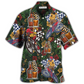 Hawaiian Shirt / Adults / S Wine I Like Rum And Mountain Biking - Hawaiian Shirt - Reefox