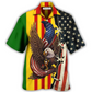Hawaiian Shirt / Adults / S Veteran Vietnam Veteran Eagle Proud - Hawaiian Shirt - Reefox