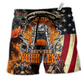 Beach Short / Adults / S Motorcycle Put Something Exciting Between Your Legs - Beach Short Reefox - Owls Matrix LTD