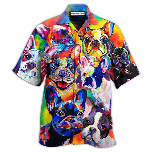 Hawaiian Shirt / Adults / S French Bulldog Don't Like You Neither Do I - Hawaiian Shirt - Reefox