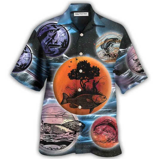 Hawaiian Shirt / Adults / S Fishing I Like Fishing - Hawaiian Shirt - Reefox