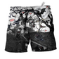 Beach Short / Adults / S Halloween Flying Cats - Beach Short Reefox - Owls Matrix LTD