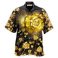 Hawaiian Shirt / Adults / S Rose Gold Flowers - Hawaiian Shirt - Reefox