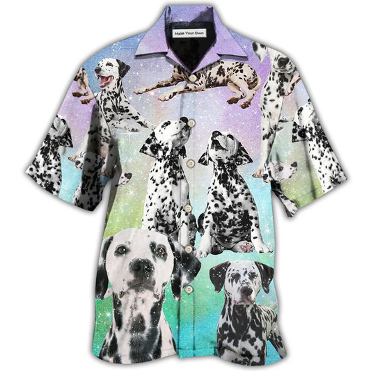 Hawaiian Shirt / Adults / S Dalmatian Dog Galaxy Lovely Style - Hawaiian Shirt - Reefox