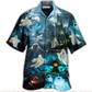 Hawaiian Shirt / Adults / S Halloween Night Say Boo And Scary On - Hawaiian Shirt - Reefox