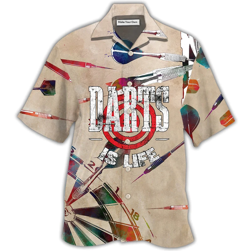 Hawaiian Shirt / Adults / S Darts Is Life Vintage - Hawaiian Shirt - Reefox