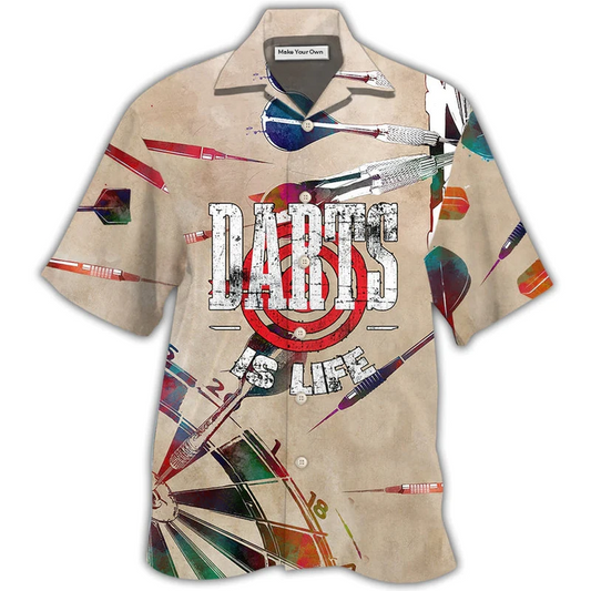 Hawaiian Shirt / Adults / S Darts Is Life Vintage - Hawaiian Shirt - Reefox