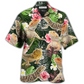 Hawaiian Shirt / Adults / S Bearded Dragon Tropical Leaf - Hawaiian Shirt - Reefox