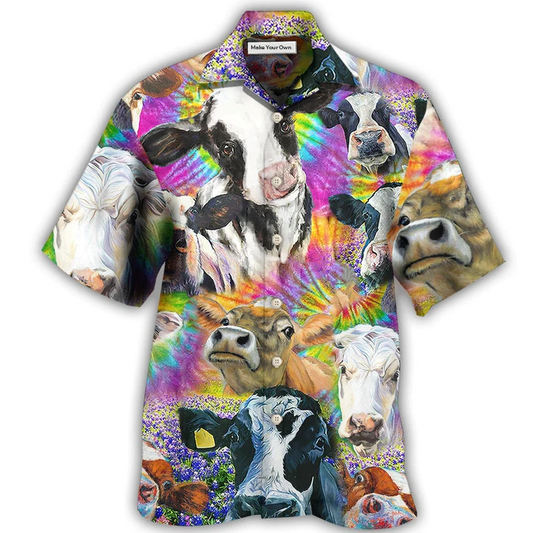 Hawaiian Shirt / Adults / S Cow Easily Distracted By Cows - Hawaiian Shirt - Reefox