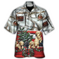 Hawaiian Shirt / Adults / S Christmas Dog Come Home In Truck - Hawaiian Shirt - Reefox
