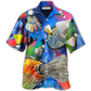 Hawaiian Shirt / Adults / S Badminton Style Colorful - Hawaiian Shirt - Reefox