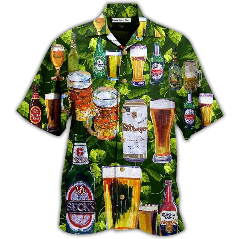 Hawaiian Shirt / Adults / S Beer Love It - Hawaiian Shirt - Reefox