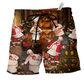 Beach Short / Adults / S Food Chef Merry Christmas - Beach Short Reefox - Owls Matrix LTD