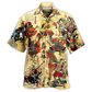 Hawaiian Shirt / Adults / S Samurai Perceive That Which Cannot Be Seen With The Eye - Hawaiian Shirt - Reefox