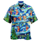 Hawaiian Shirt / Adults / S Christmas Dancing Reindeers Happy With Tornado - Hawaiian Shirt - Reefox