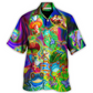 Hawaiian Shirt / Adults / S Frog Colorful Tropical Enjoying A Day Of Fun - Hawaiian Shirt - Reefox