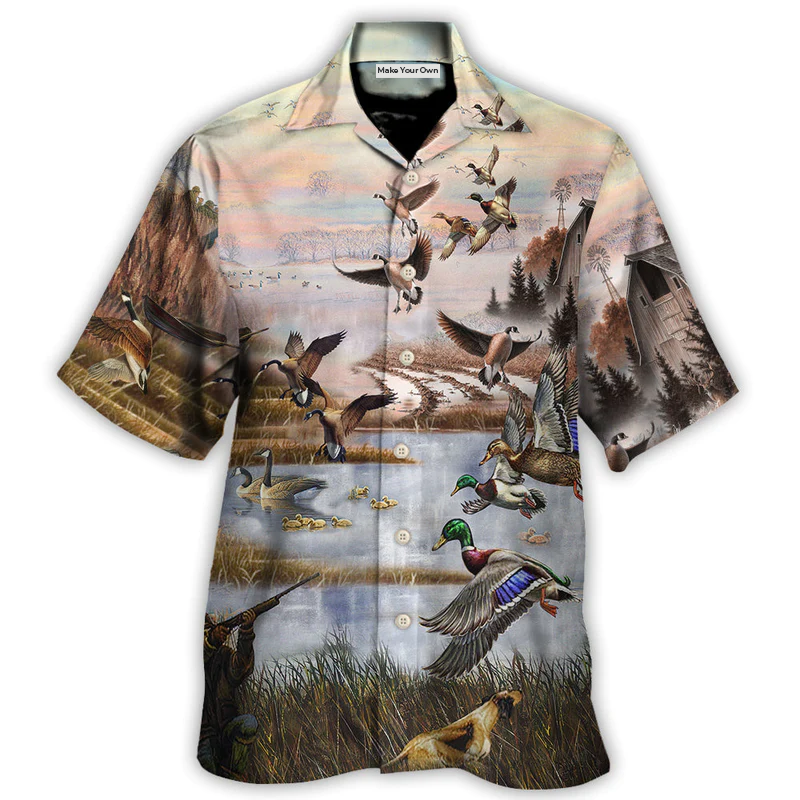 Hawaiian Shirt / Adults / S Duck I Still Play Duck Duck Goose - Hawaiian Shirt - Reefox