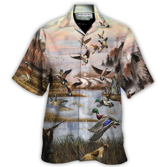 Hawaiian Shirt / Adults / S Duck I Still Play Duck Duck Goose - Hawaiian Shirt - Reefox