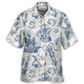 Hawaiian Shirt / Adults / S Ocean Life Vintage Sailboat Sea Monster Geographical Maps - Hawaiian Shirt - Reefox