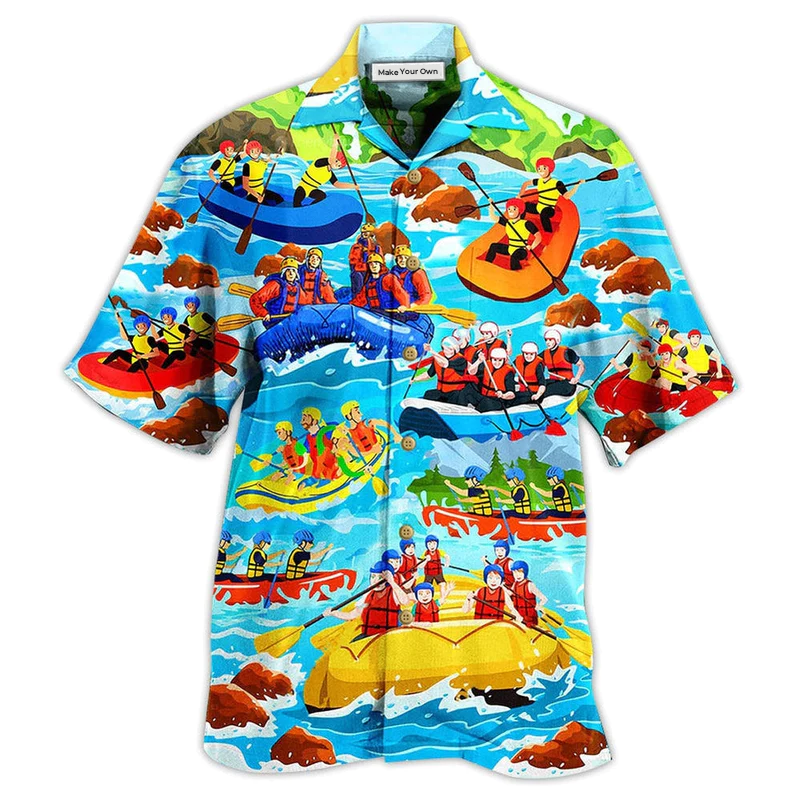 Hawaiian Shirt / Adults / S Sailing Happiness Colorful - Hawaiian Shirt - Reefox