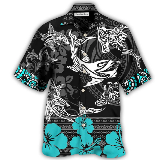 Hawaiian Shirt / Adults / S Shark Love Amazing Life - Hawaiian Shirt - Reefox