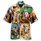 Hawaiian Shirt / Adults / S Native American Awesome Spirit Cool - Hawaiian Shirt - Reefox