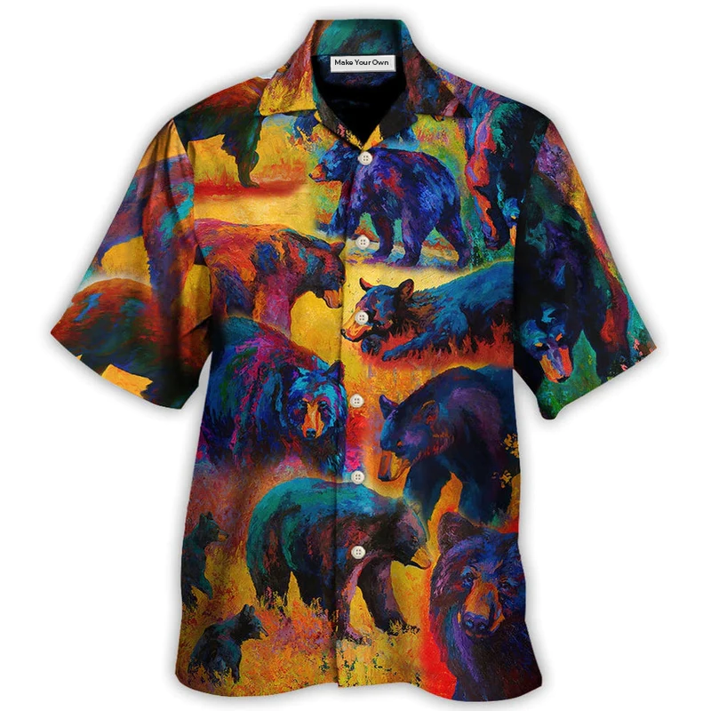 Hawaiian Shirt / Adults / S Bear Are Masters Of Survival - Hawaiian Shirt - Reefox