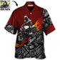 Motorcycle Biker Flame Custom Photo - Hawaiian Shirt - Reefox