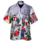 Christmas Children Love Christmas Chilling With Homie Art Style - Hawaiian Shirt - Reefox