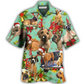 Hawaiian Shirt / Adults / S Dog Cute Dogs Merry Christmas - Hawaiian Shirt - Reefox