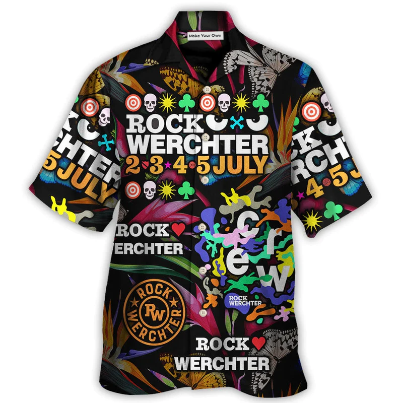 Rock Werchter Tropical Vibe Music Lover Amazing Style - Hawaiian Shirt - Reefox