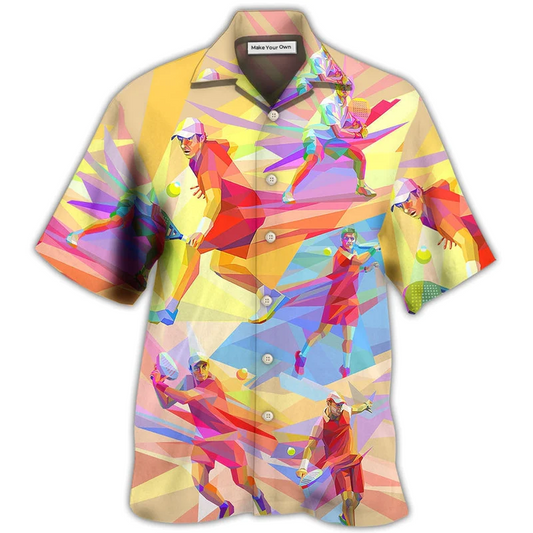 Hawaiian Shirt / Adults / S Tennis Beautiful Art - Hawaiian Shirt - Reefox