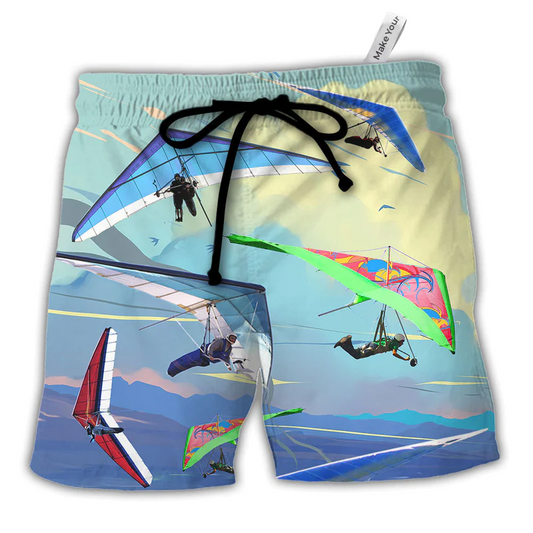 Hang Gliding Don't Be Jealous Just Because You Can't Skydive Like Me - Beach Short Reefox