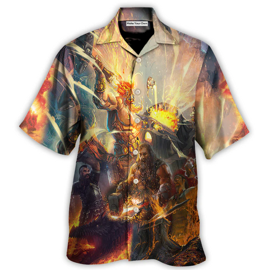 Hawaiian Shirt / Adults / S Blacksmith God Of Craftsmen Artisans Fire - Hawaiian Shirt - Reefox