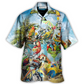 Parrot Cocktail Tropical Vibes - Hawaiian Shirt - Reefox