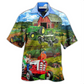 Hawaiian Shirt / Adults / S Tractor Keep Calm And Drive A Tractor - Hawaiian Shirt - Reefox