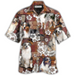 Hawaiian Shirt / Adults / S Australian Shepherd Dog Vintage Lover Tropical Style - Hawaiian Shirt - Reefox