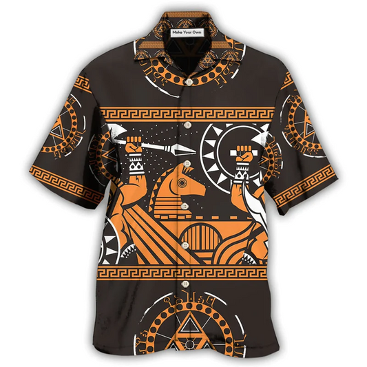 Hawaiian Shirt / Adults / S Warrior Spartan Warriors So Nice - Hawaiian Shirt - Reefox