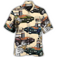 Hawaiian Shirt / Adults / S Car Muscle Car And Whiskey - Hawaiian Shirt - Reefox