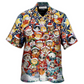 Hawaiian Shirt / Adults / S Christmas Cat Funny Happiness - Hawaiian Shirt - Reefox