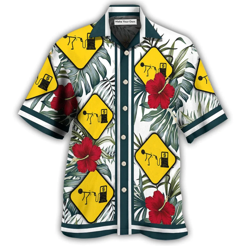 Hawaiian Shirt / Adults / S Gas Pump Get Screwed Funny Tropical - Hawaiian Shirt - Reefox
