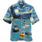 Hawaiian Shirt / Adults / S Boat Mysterious Art Sky - Hawaiian Shirt - Reefox